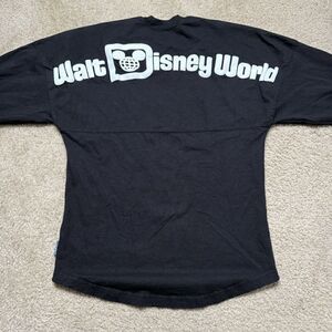 Walt Disney World Est 1971 Long Sleeve Shirt Adult Size XS Black Spirit Jersey